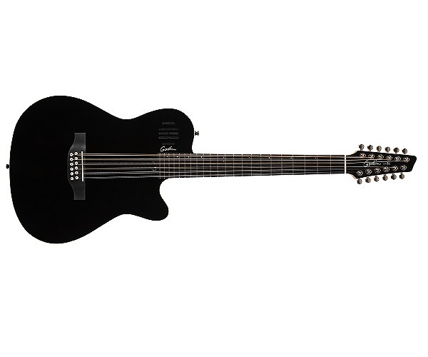 NAMM2020:エレアコギター】-Godin-ブラックカラーが印象的な12弦