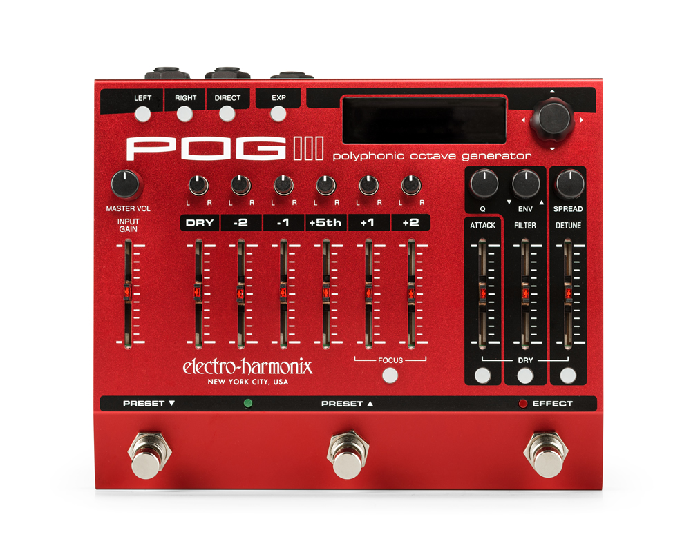 electro-harmonix POG3｜世界最高のオクターブ・エフェクトがさらに