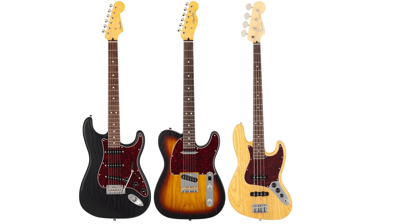 Fenderより日本製アッシュボディが映える限定モデルが3機種登場