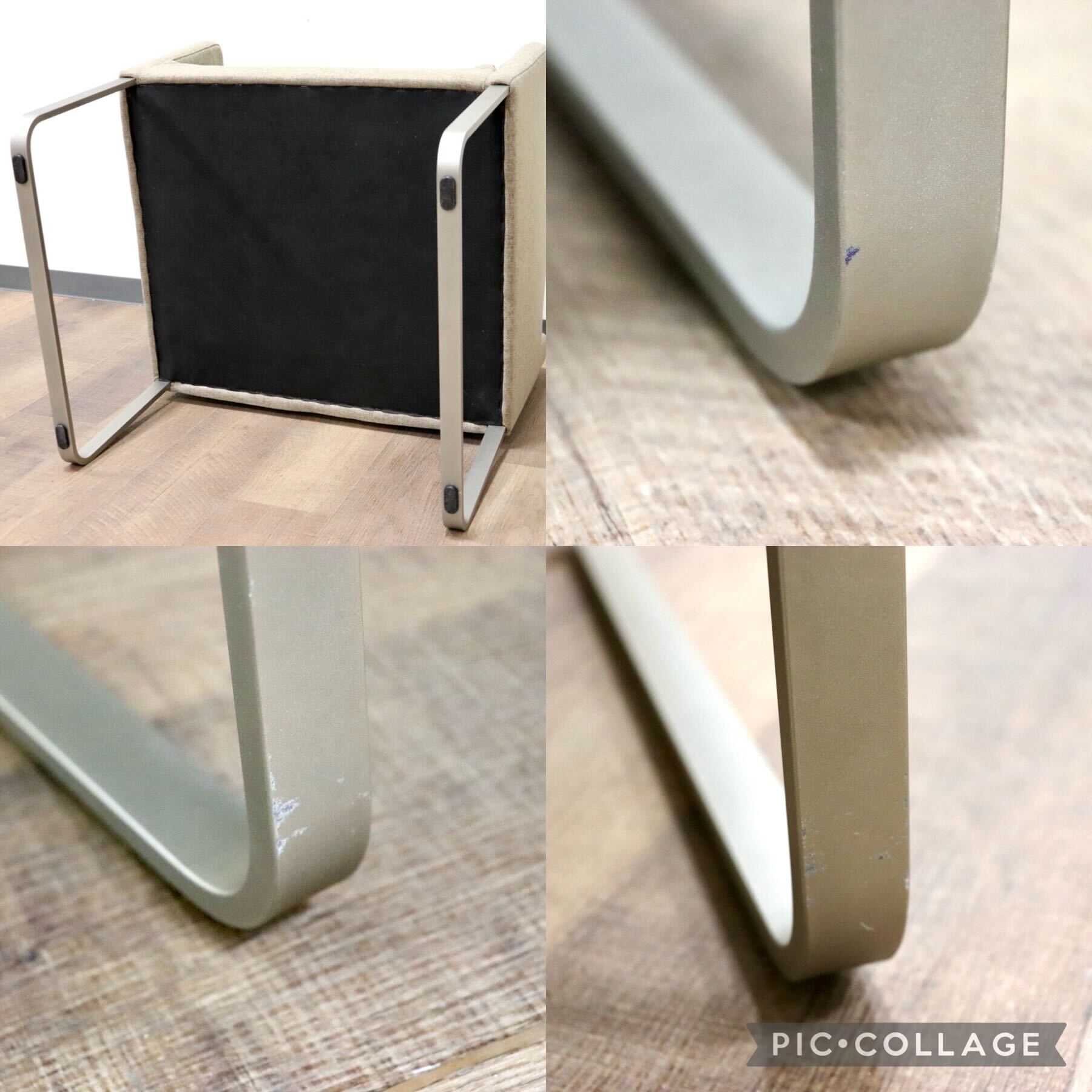 GMGH384○arflex / アルフレックス PALA ダイニングチェア サイド