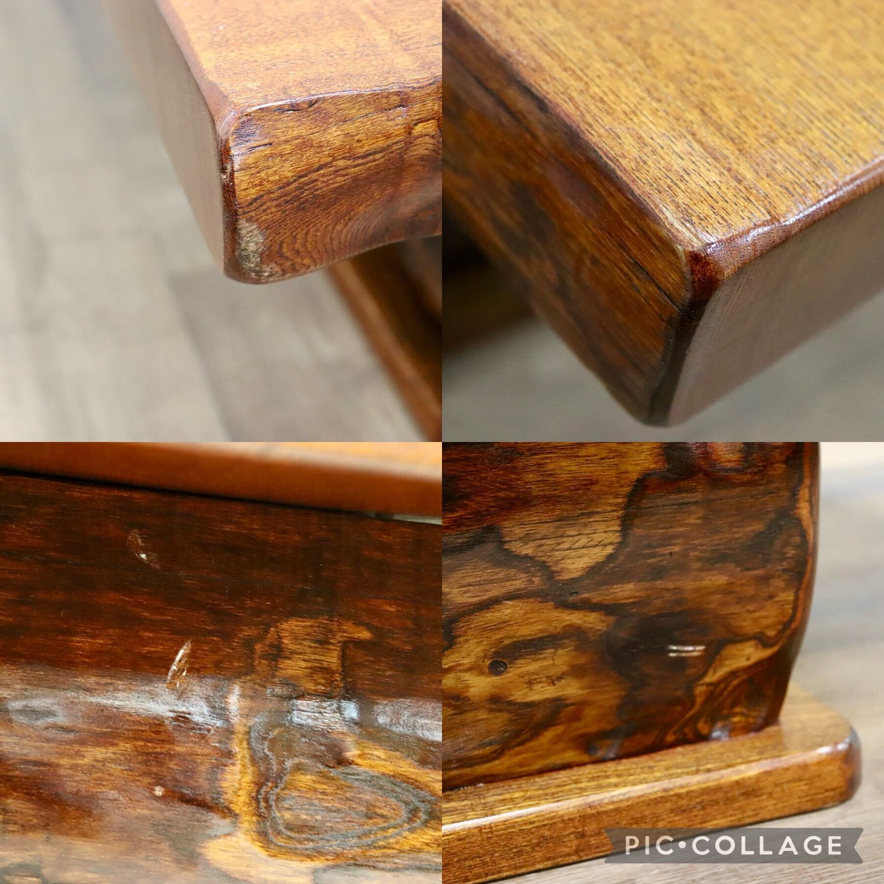 GMGF109○美山工芸 タモ材 無垢 座卓 ちゃぶ台 ローテーブル リビング