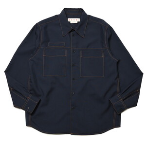 MARNI（マルニ）ウールトロピカルワークシャツ CUMU0016A1 TW839