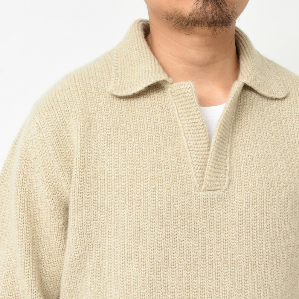 RENCONTRANT（レンコントラント）モックネックニット・スキッパーポロ