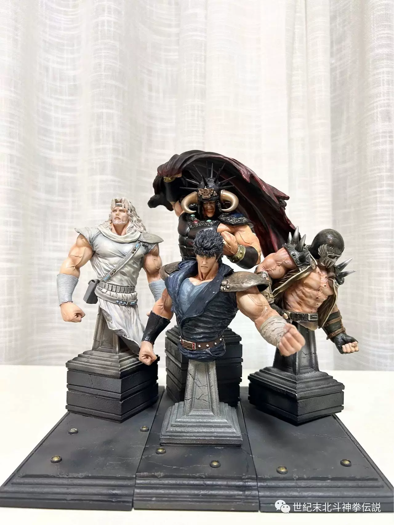 北斗の拳 胸像コレクション 北斗四兄弟 【セカンドバージョン】海洋堂