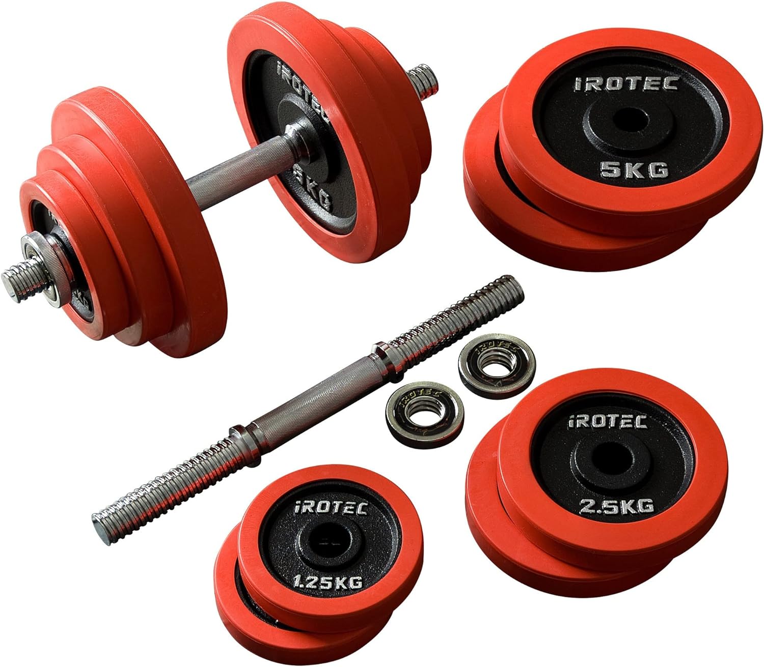 月額2,490円レンタルプラン：IROTEC アイロテック ラバー ダンベル