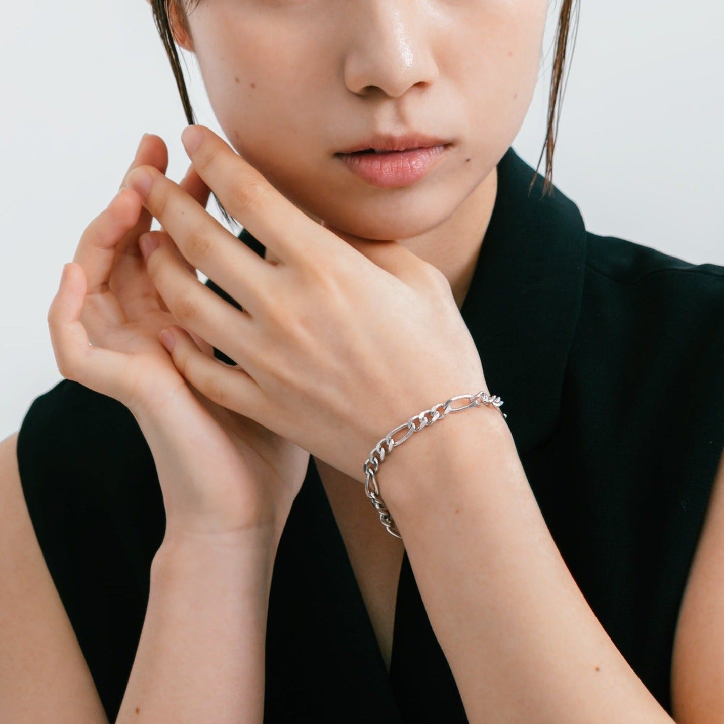 CH collection】フィガロチェーンブレスレット silver – h..Online Store