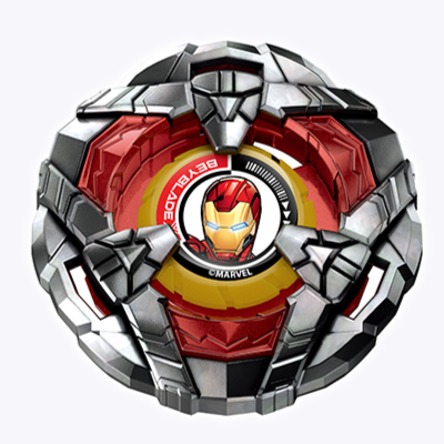 ベイブレードX】BX-00 B4ストア限定 マーベル アイアンマン4-80B