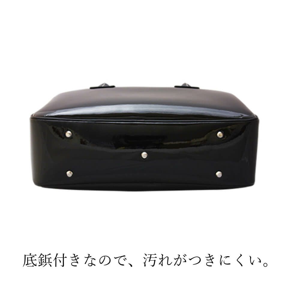 セレブボストンボストンバッグ レディース エナメル【濱野皮革工藝