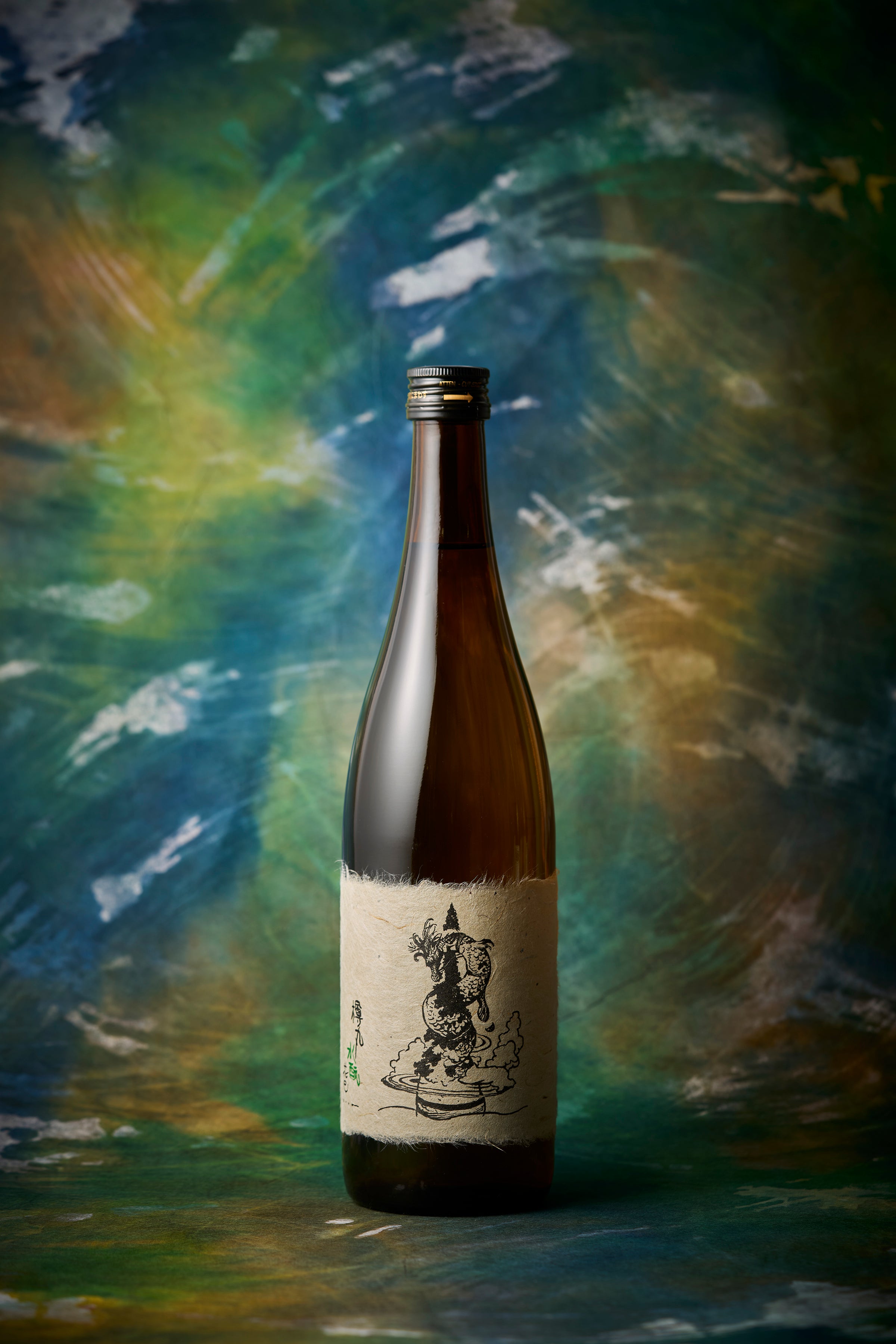 樽丸 和紙ラベル 寺田克也画 ”水酛” – 美吉野醸造ONLINE STORE