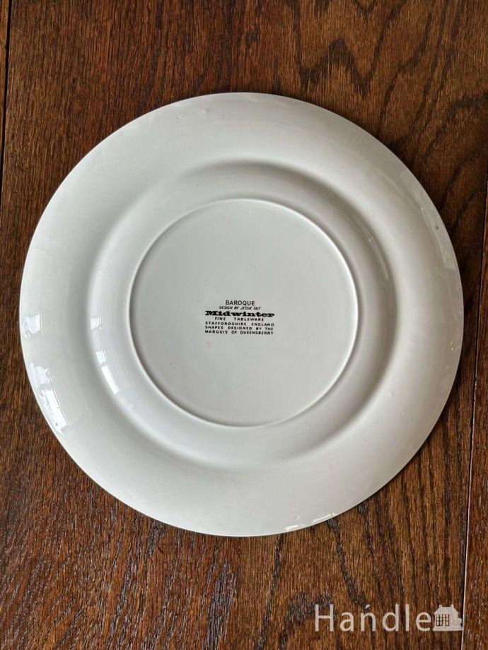 ミッドウィンターのおしゃれなプレート、BAROQUEシリーズのビンテージ