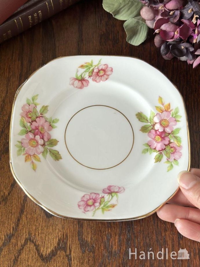 英国アンティークのプレート、ダイアモンド・チャイナ（DIAMOND CHINA