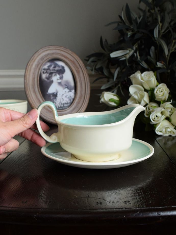 レア＊スージークーパー＊スクエアプレート＊ドレスデン＊グレービー