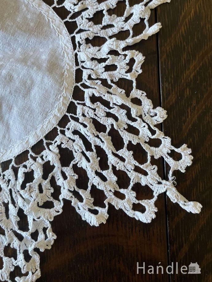 星の形が可愛いアンティーククロス、クロッシェレースのおしゃれな