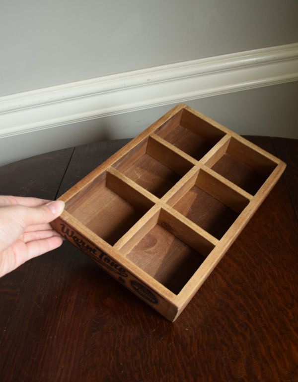 アンティーク風に仕上げたウッドボックス6(n5-105)｜インテリア雑貨