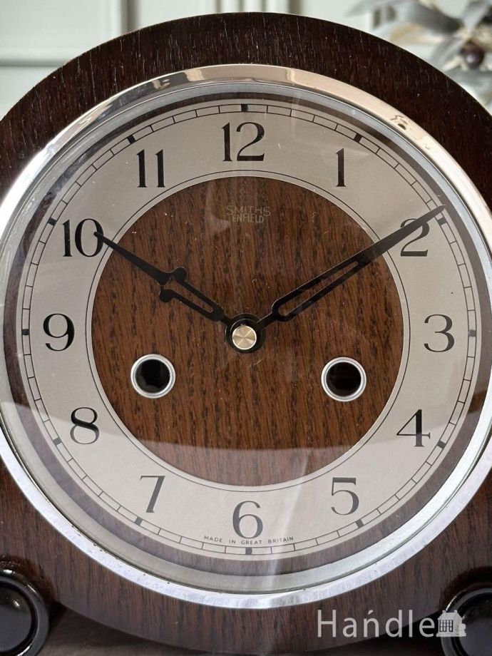 イギリスから届いたアンティークの置時計、SMITH ENFIELDのおしゃれな