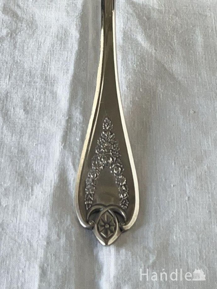 アンティークのシルバーカトラリー、シルバープレートのサーバー