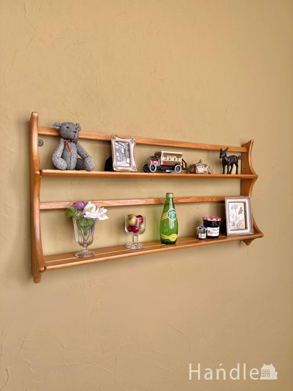 アンティークの壁付け家具、フランスのおしゃれなウォールハンガー(j