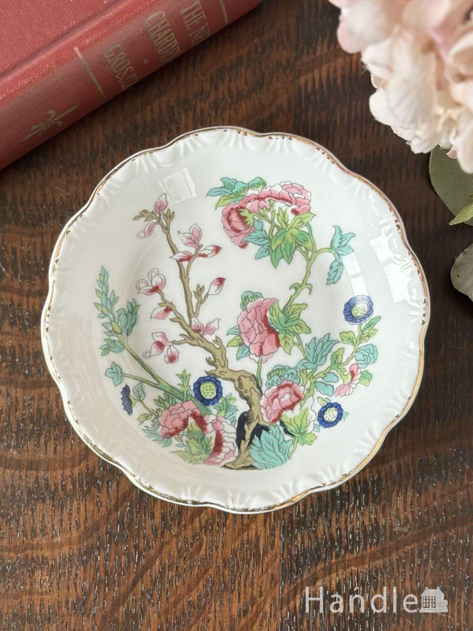 濃紺に金彩が美しいフランスリモージュのアンティークプレート(h-797-z