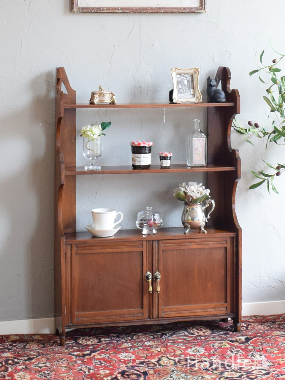 英国のアンティーク椅子、オシャレなベントウッドチェア(k-718-c