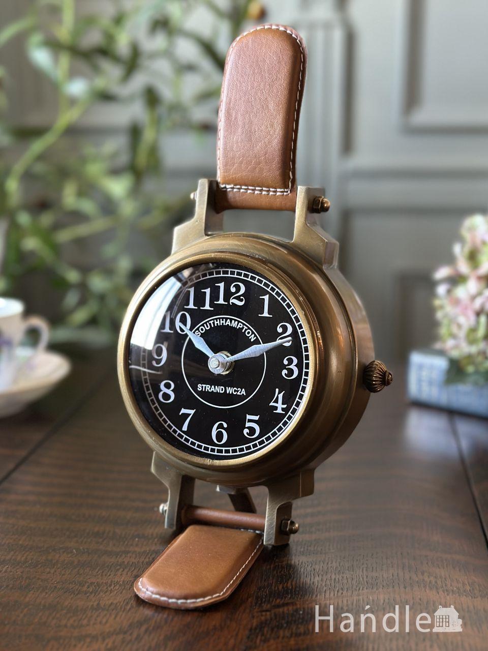 イタリアから届いたアンティーク調の置時計、カパーニ社の時計 (n8-137