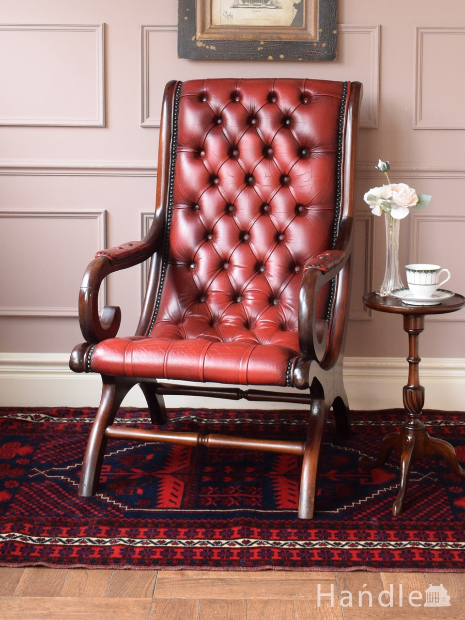 英国アンティークの書斎ができる、カッコいいデスクチェア