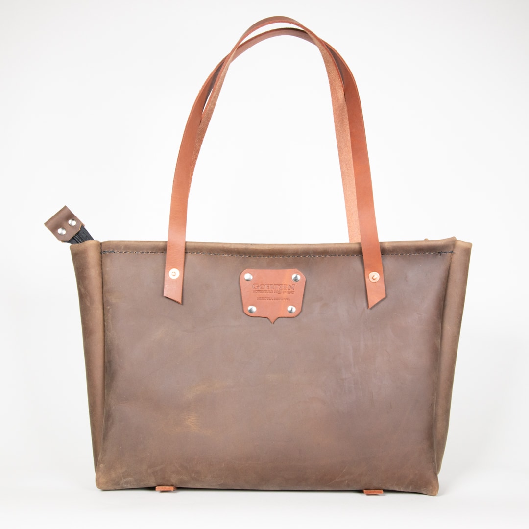 Leather Tote - handMADE Montana