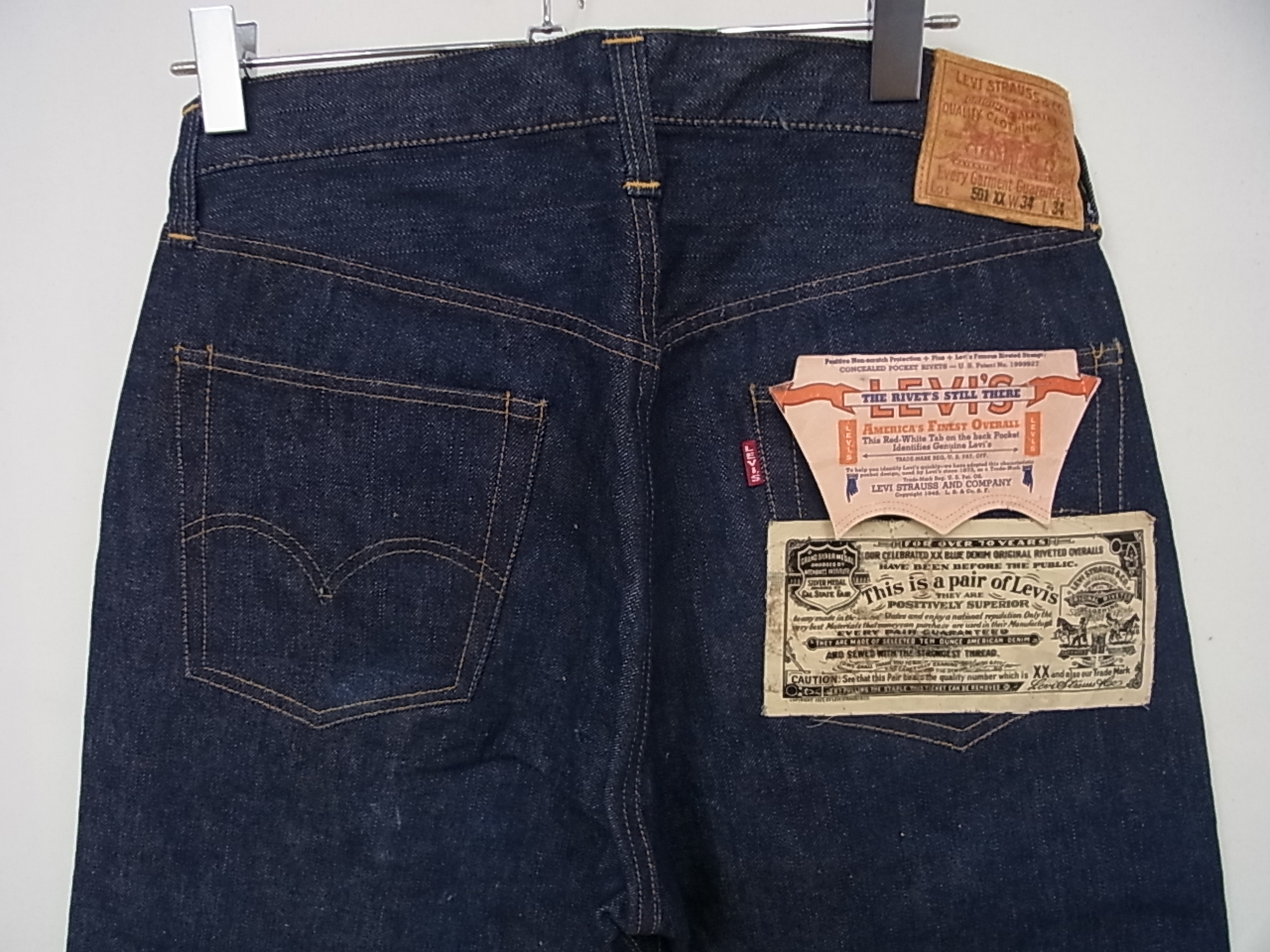 第90回（動画有）リーバイス501XX 片面タブ 47後期モデル