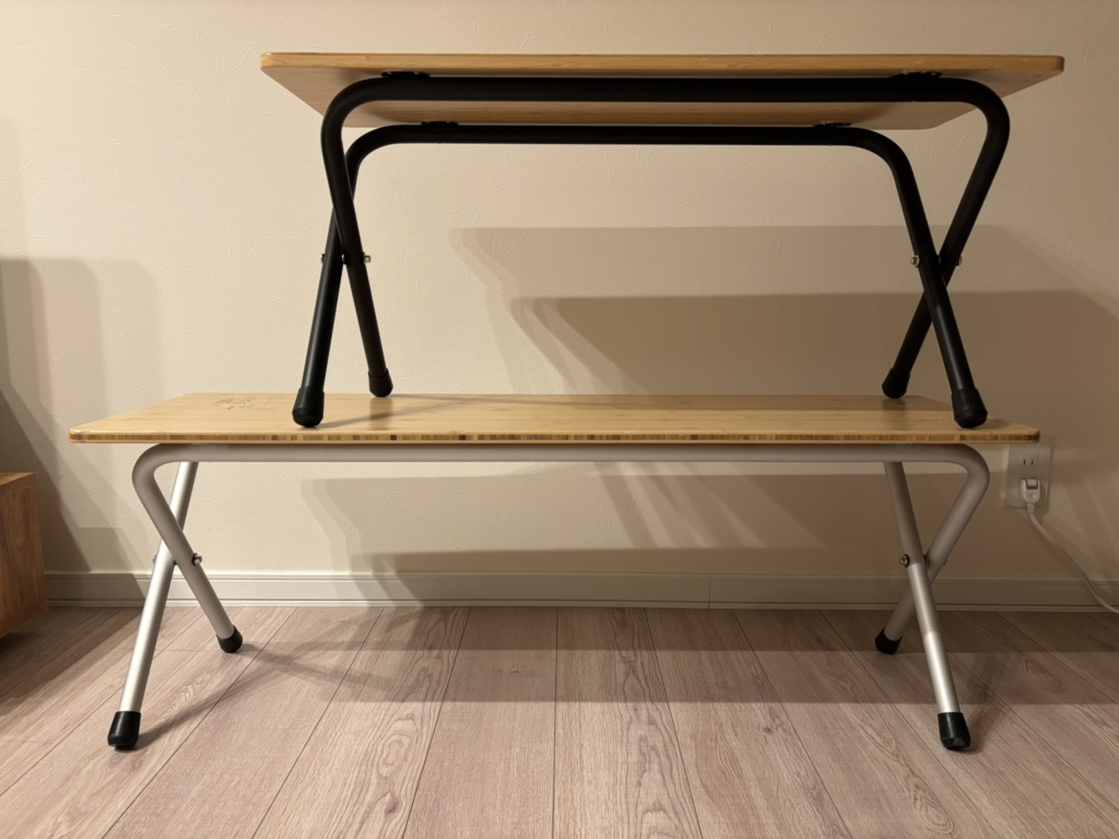 レビュー】スノーピーク フォールディングシェルフ｜ロングとLight