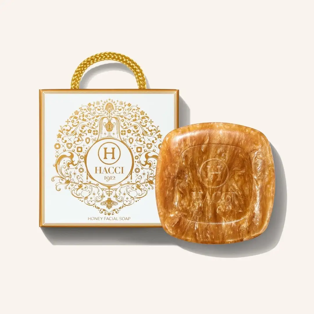 スライドBOXギフトセット（はちみつ洗顔石けん 80g、キャンディー