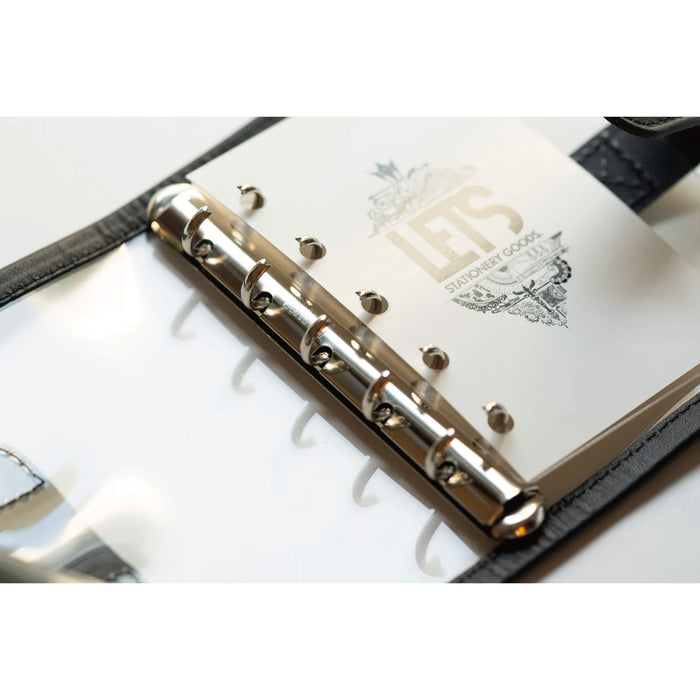 クリアシステム手帳 M5-13mm ブラック | 八文字屋OnlineStore