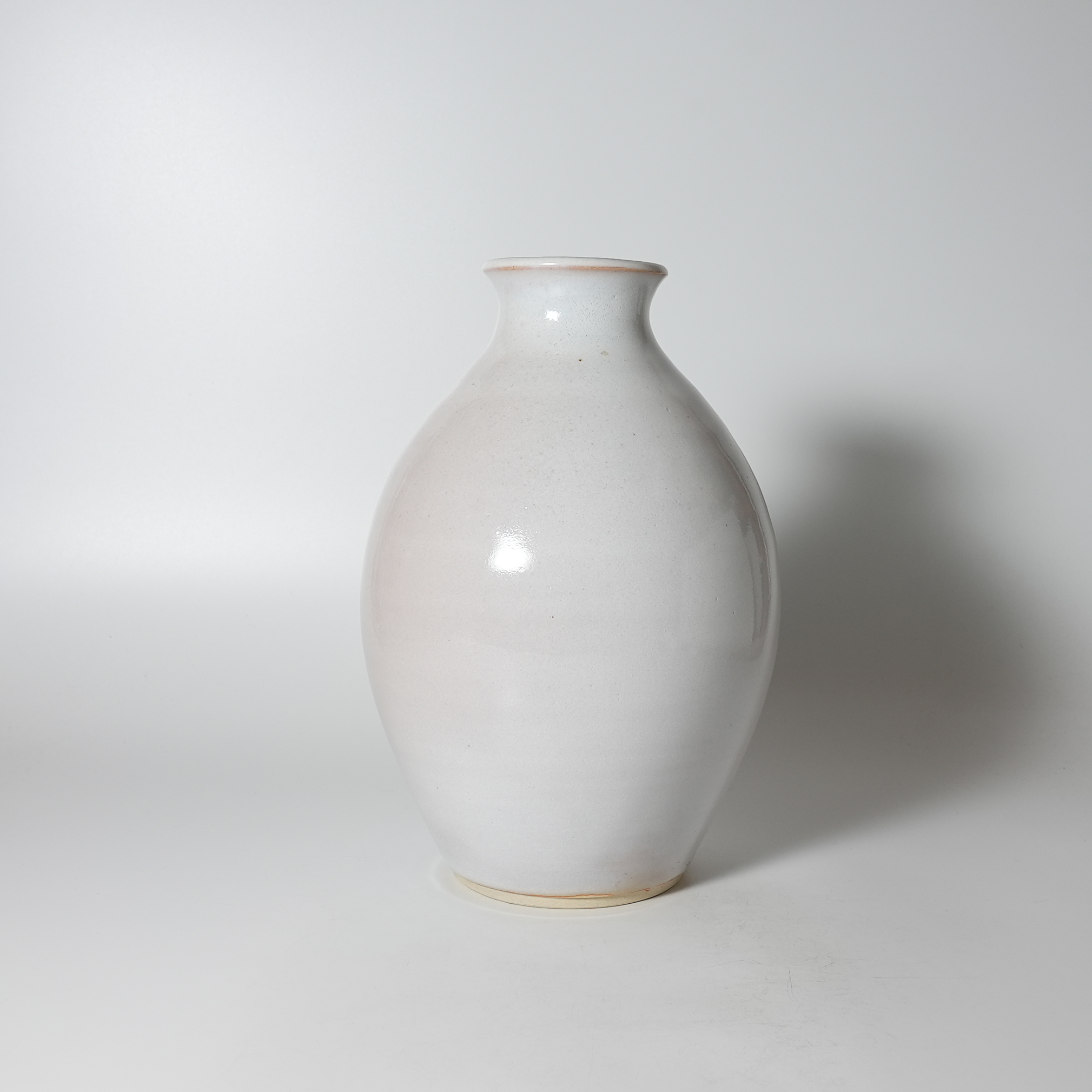 希少 越後太丘焼 霊芝取手付花瓶 希少 越後太丘焼 霊芝取手付花瓶 希少