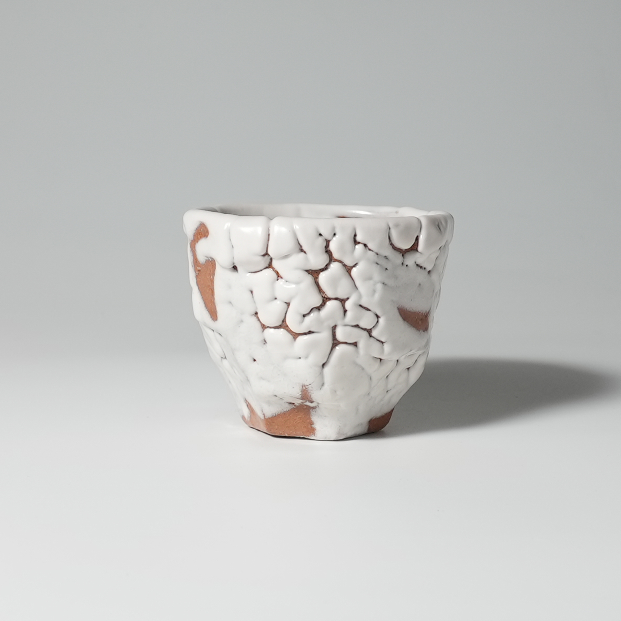 白萩ぐい呑 岡田裕 県指定無形文化財 萩焼 | 萩焼屋Hagiyakiya ネット