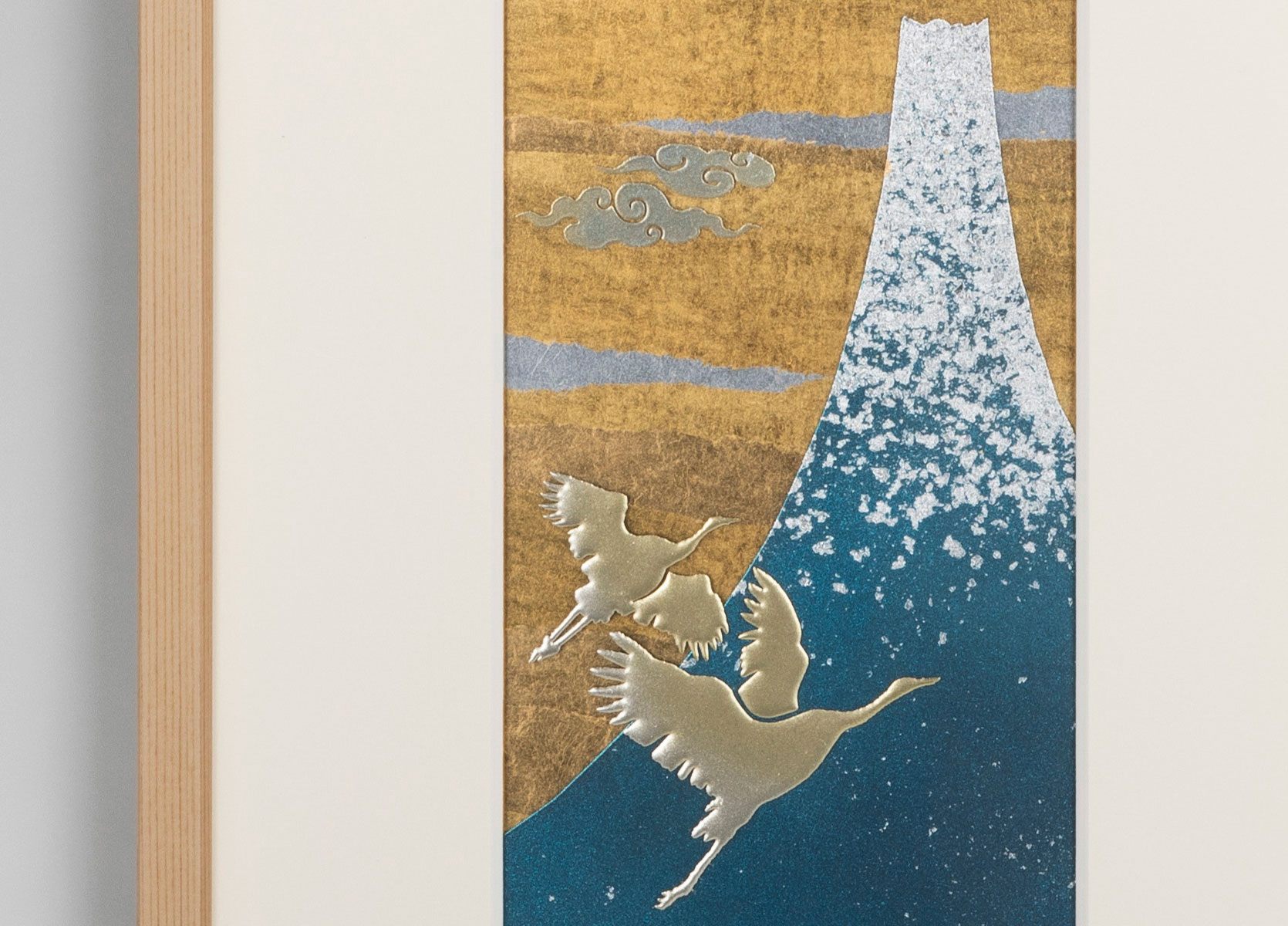 箔一 hakuichi 金箔 金沢箔 金沢 工芸品 葛飾北斎「相州梅沢左」アート