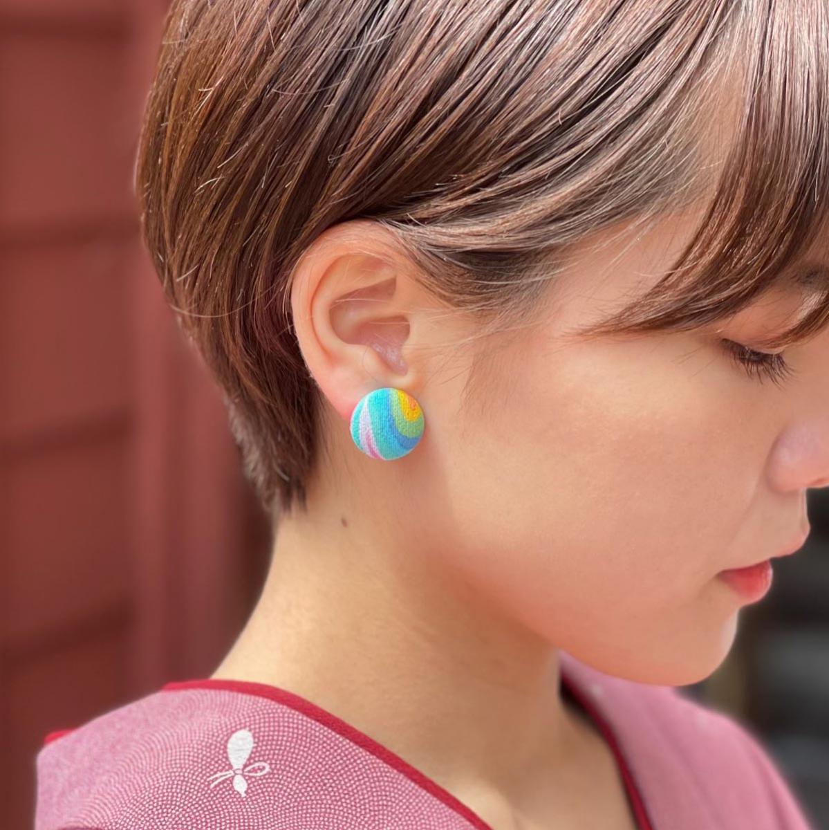 箔一 hakuichi 金箔 金沢箔 金沢 工芸品 《美かざり》 yuzenピアス