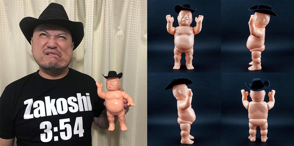 限定100体】9/5から受注開始！！ハリウッドザコシショウがついにソフビ