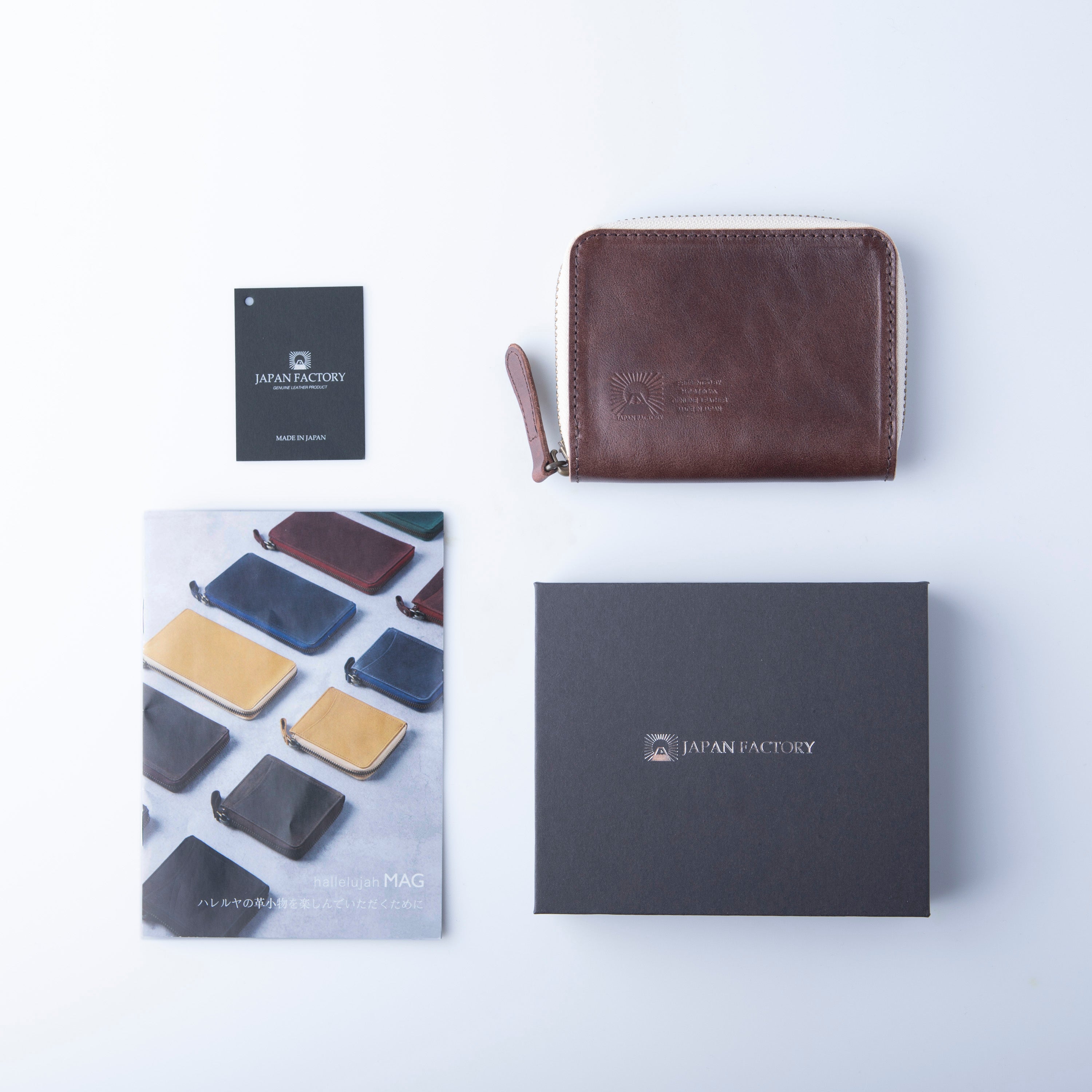 コインケース ラウンドファスナー 姫路レザー JAPAN FACTORY – Hallelujah