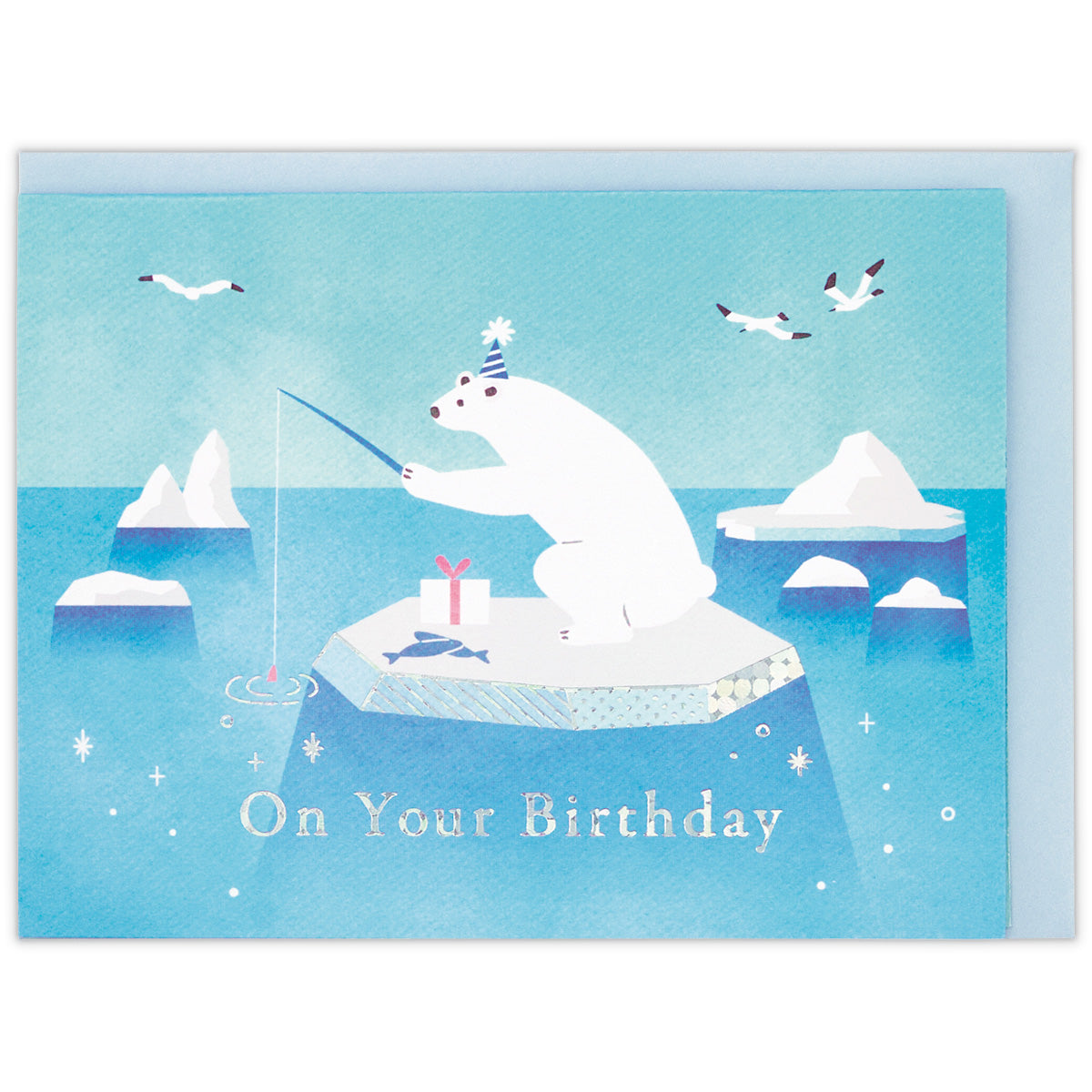 ホワイトアニマル シロクマ【誕生お祝い／立体カード】｜日本ホール