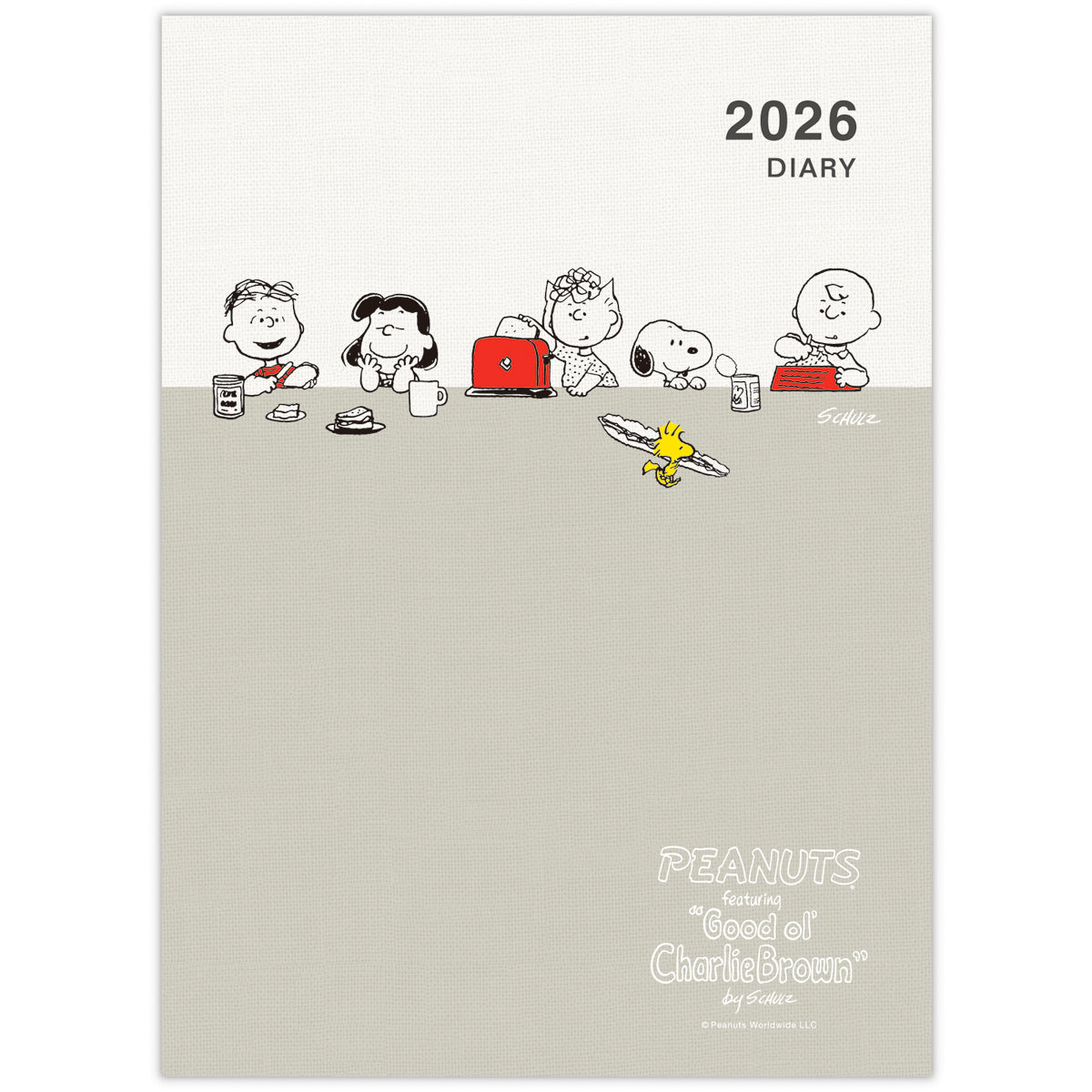 スヌーピー 仲間とごはんの時間【手帳｜A5ファミリーダイアリー 2026