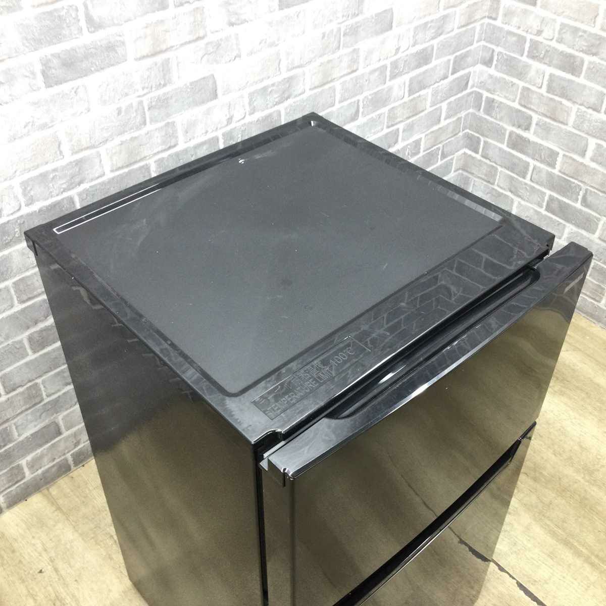 ヤマダ電機 REFAGE 冷蔵庫 2ドア 87L 右開き ブラック YRZC09LK 2023年