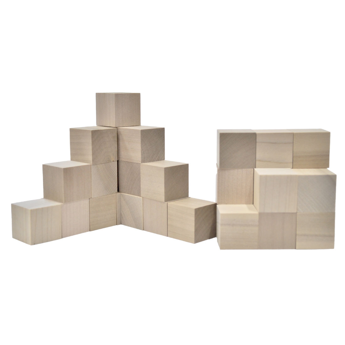 日本製 立方体積み木 30個セット 積みやすい 本物の木 ニキーチン 安定