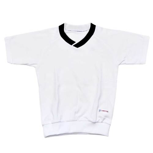慶應幼稚舎向き 幼稚舎受験に お着替えしやすいVネック体操服 クリーン