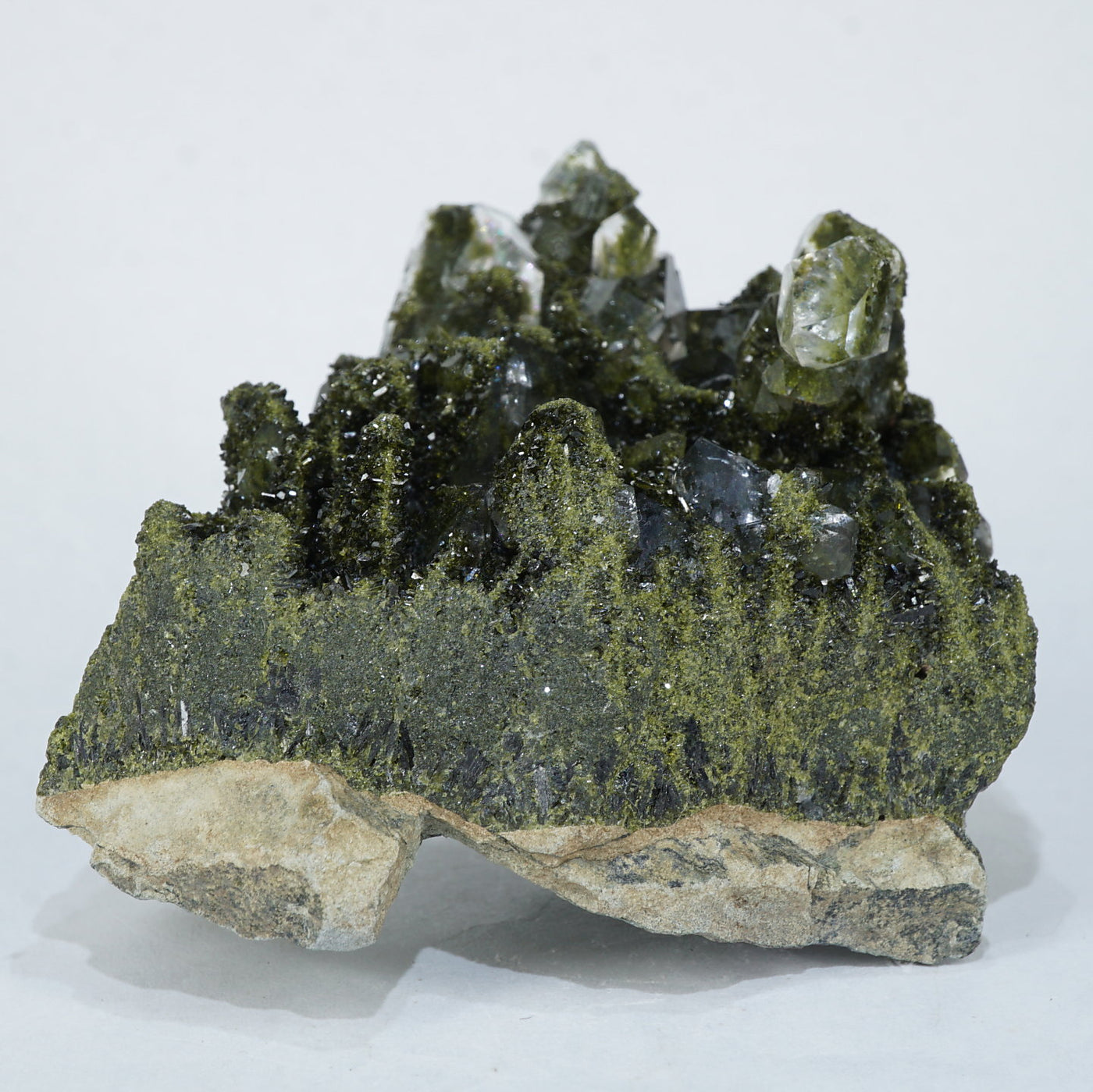 トルコ産 エピドート・水晶 – 天然石ハッピーギフト