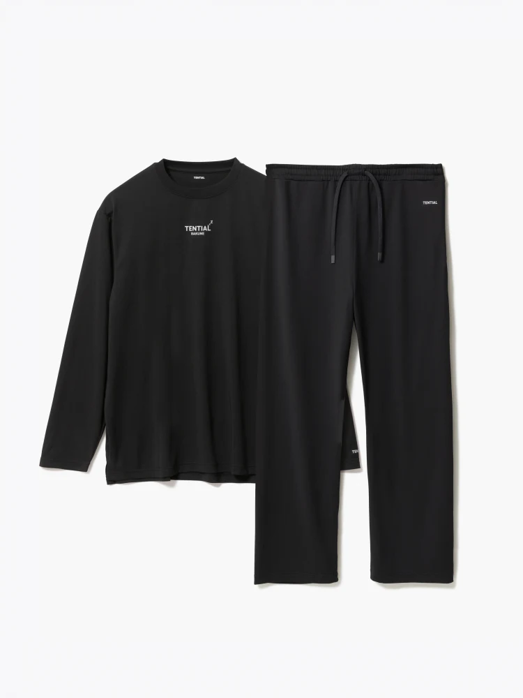 ブラック 一般医療機器 TENTIAL BAKUNE Dry Men'sロングパンツ