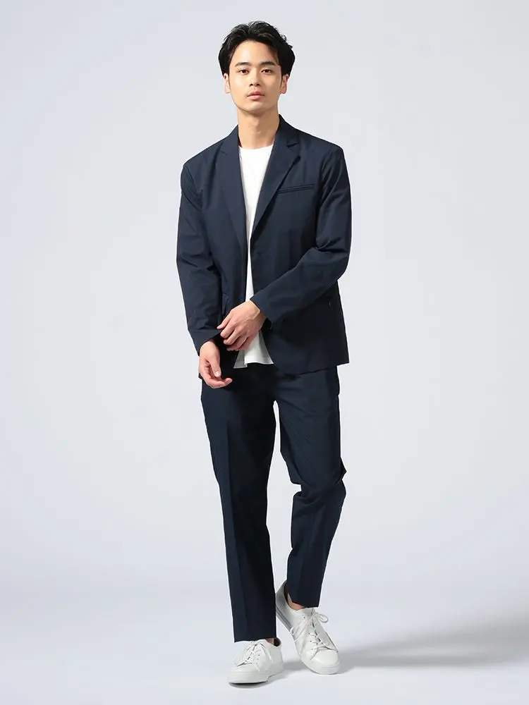 ベージュ 【ウォッシャブル＆軽量】セットアップパンツ 万能ワーク