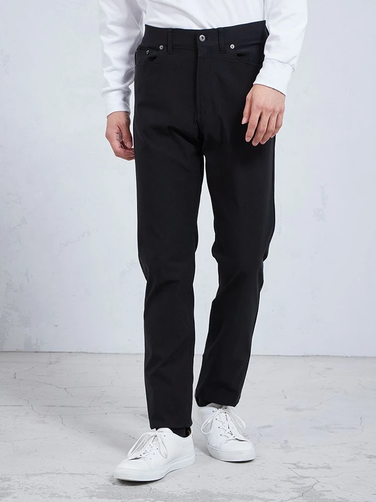 ブラック 【ハイパーストレッチ】 カジュアルパンツ 5ポケット