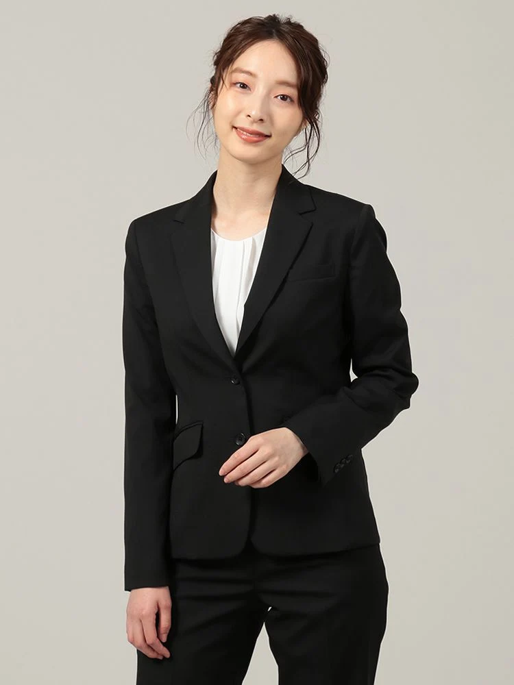 軽量】 ビジネス2つボタン 超軽量サマーリクルート ジャケット 春夏