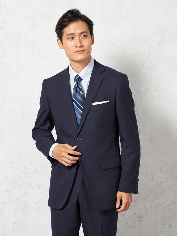 WEB限定】スーツ 2つボタン4WAYストレッチ 上下ウォッシャブル