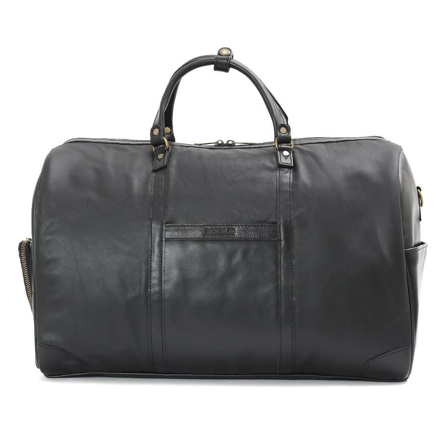 公式】 DOUBLES レザーボストンバッグ イタリアンソフト牛革＆馬革