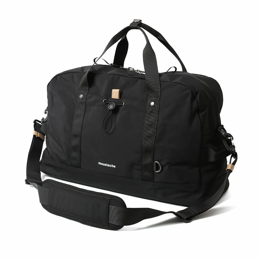 公式】 MOUSTACHE ボストンバッグ シワ加工ナイロン MEG-4433