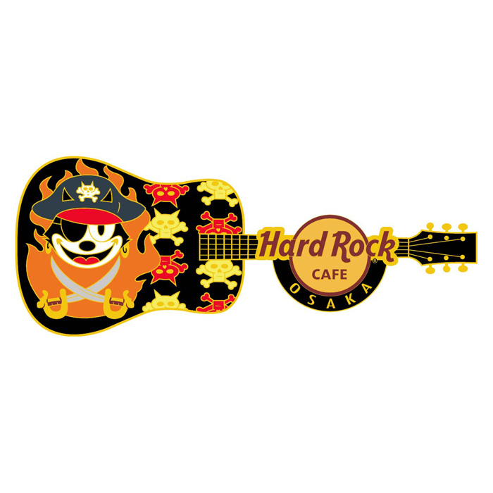 大阪店限定 Felix the Cat Guitar Pin-2 | Hard Rock Cafe Japan